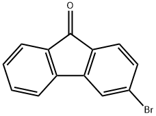 3-溴-9H-芴-9-酮 结构式