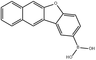 苯并[b]萘并[2,3-d]呋喃-2-基硼酸 结构式