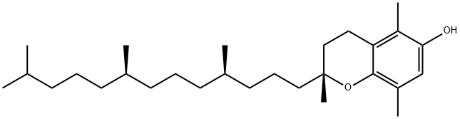 D-β-生育酚 结构式