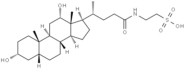 牛磺脱氧胆酸 结构式