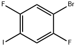 1-溴-2,5-二氟-4-碘苯 结构式