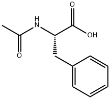 N-乙酰基-DL-苯丙氨酸 结构式