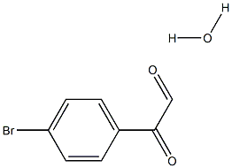 2-(4-溴苯基)-2-氧代乙醛水合物 结构式