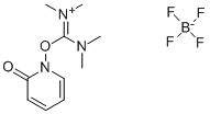 O-[2-氧-1(2H)-吡啶基]-N,N,N',N'-四甲基脲四氟硼酸盐 结构式