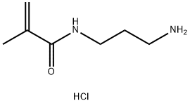 N-(3-氨基丙基)甲基丙烯酰胺盐酸盐 结构式