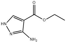 3-氨基-4-乙氧羰基吡唑 结构式