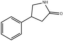 4-苯基吡咯烷-2-酮 结构式