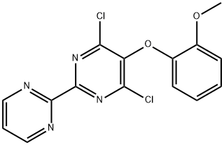 4,6-二氯-5-(2-甲氧基苯氧基)-2,2'-二嘧啶 结构式