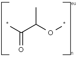 DL-聚(乳酸) 结构式
