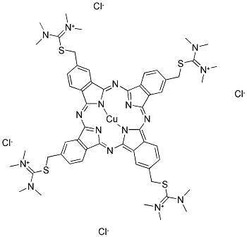 阿利新蓝8GX 结构式