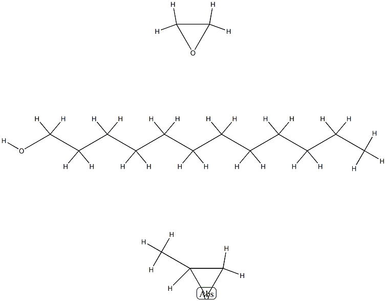 月桂醇聚氧乙烯聚氧丙烯醚 结构式