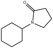 N-环己基-2-吡咯烷酮 结构式