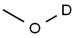 氘代甲醇-d 结构式