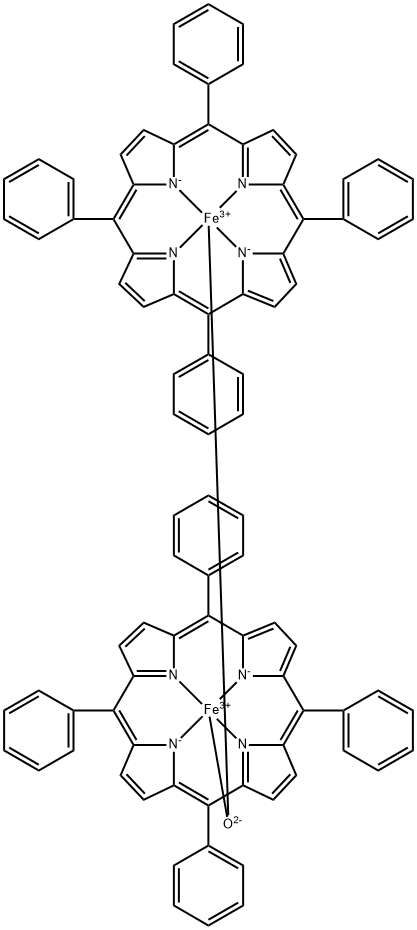 μ-氧-双四苯基卟啉铁 结构式