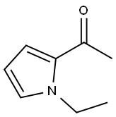 2-乙酰基-1-乙基吡咯 结构式