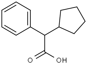 α-苯基环戊基乙酸 结构式