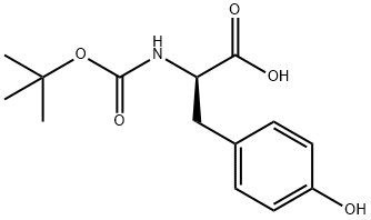 N-Boc-D-酪氨酸 结构式