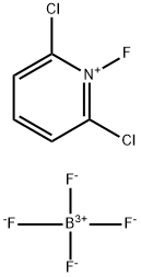 1-氟-2,6-二氯吡啶四氟硼酸盐 结构式