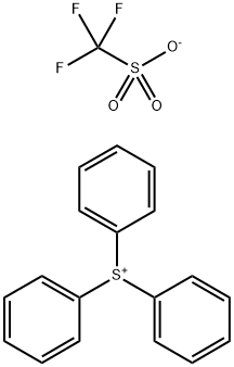 三苯基锍三氟甲磺酸盐 结构式