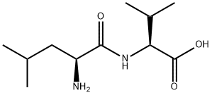 L-亮氨酰-L-缬氨酸 结构式