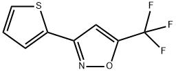 3-(噻吩-2-基)-5-(三氟甲基)异噁唑 结构式