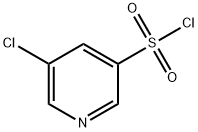 5-氯吡啶-3-磺酰氯 结构式