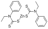 N-乙基-N-苯基二硫代氨基甲酸锌 结构式