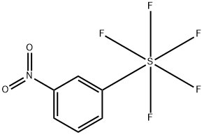3-硝基苯基五氟化硫 结构式