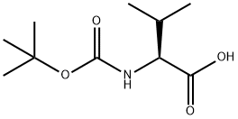 N-Boc-L-缬氨酸 结构式