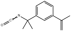 3-异丙烯基-α,α-二甲基苄基异氰酸酯 结构式