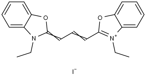 3,3'-二乙基氧杂羰花青碘 结构式