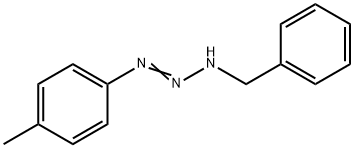 1-苄基-3-对甲苯基三氮烯 结构式