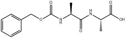 N-苄氧羰基-L-丙氨酰-L-丙氨酸 结构式