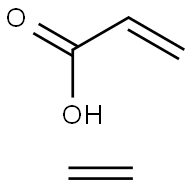 聚(乙烯-co-丙烯酸) 结构式