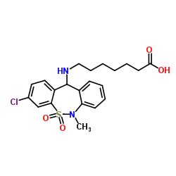 噻奈普汀 结构式