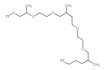 聚氧丙烯聚氧乙烯共聚物 结构式