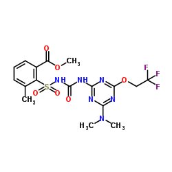 Triflusulfuron-methyl 结构式