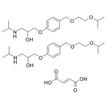 富马酸比索洛尔 结构式