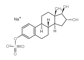 雌三醇 3-硫酸钠盐 结构式