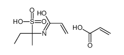 丙烯酸-2-丙烯酰胺-2-甲基丙磺酸共聚物 结构式