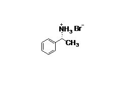 (R)-1-苯乙基溴化铵 结构式