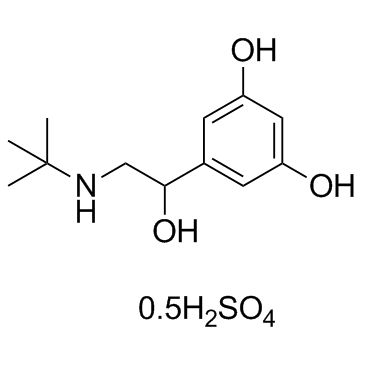特布他林半硫酸盐 结构式