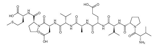 V-9-M Cholecystokinin nonapeptide 结构式