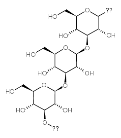β-1,3-葡聚糖 结构式