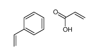苯乙烯-丙烯酸共聚物 结构式