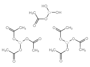 乙酸铬(III)氢氧化物 结构式