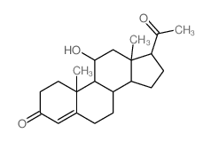 11a-Hydroxy Progesterone 结构式