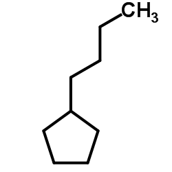 正丁基环戊烷 结构式