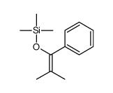 Benzene, [2-methyl-1-[(trimethylsilyl)oxy]-1-propen-1-yl]- 结构式
