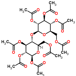 β-D-麦芽糖八乙酸酯 结构式
